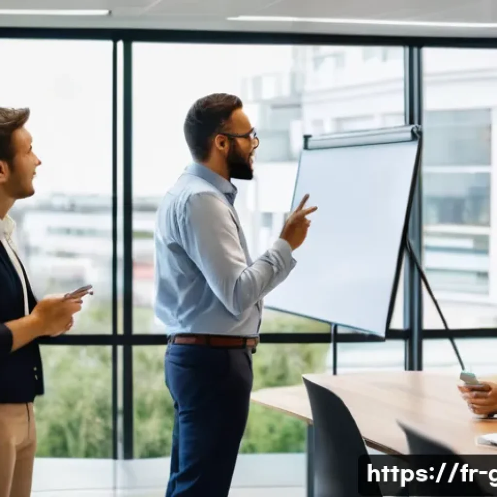 공무원 조직에서의 팀워크 강화 사례 - **Prompt:** A dynamic and diverse team of 6-7 French public sector employees (men and women of vario...